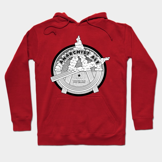 Anarchist Ale - Light Bases Hoodie by Meganpalmer